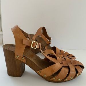 Topshop leather sandals made in Italy